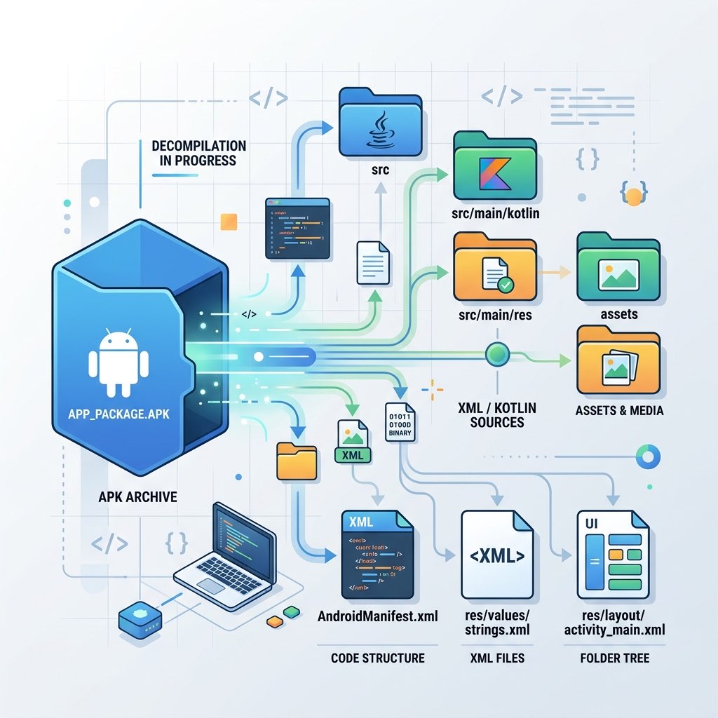 Decompiling APKs on Android
